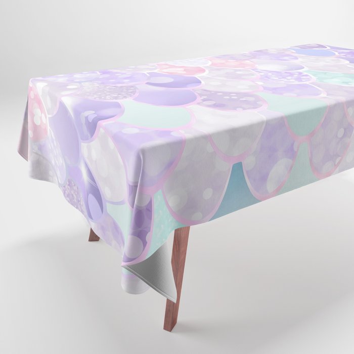 Mermaid Pastel Aesthetics Tablecloth – Society6