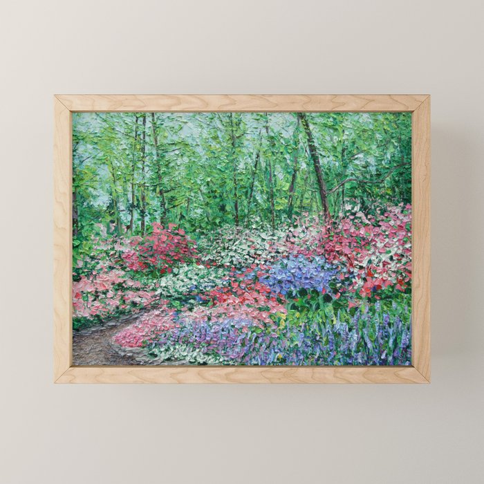 Azalea Walk Mini Art Print – Society6