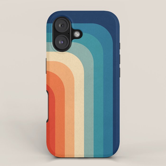 Retro 70s Color Palette III iPhone Case  Society6