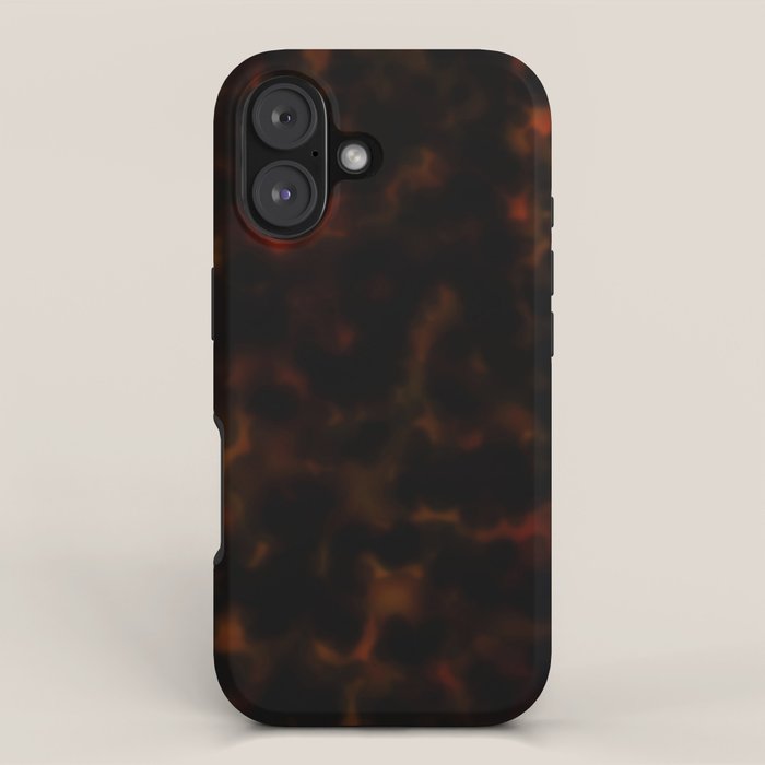 Dark Tortoiseshell Turtle Pattern iPhone Case – Society6