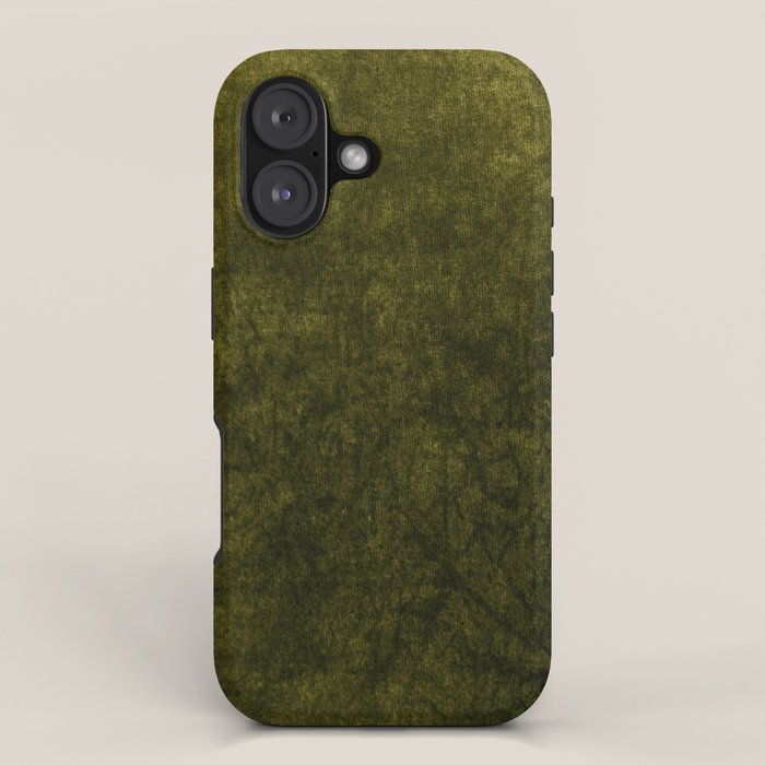 olive green velvet iPhone Case  Society6