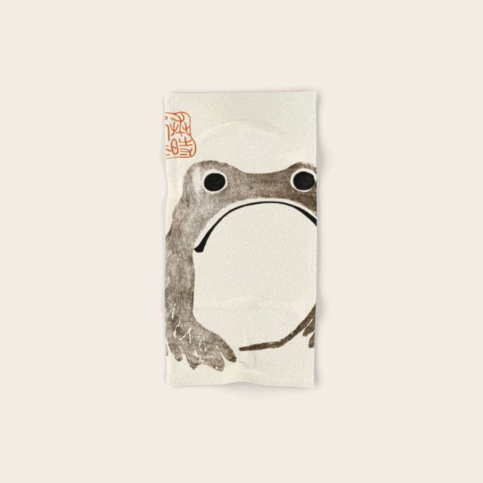 Unimpressed Frog Meika Gafu by Matsumoto Hoji 1814 - Frog Bath