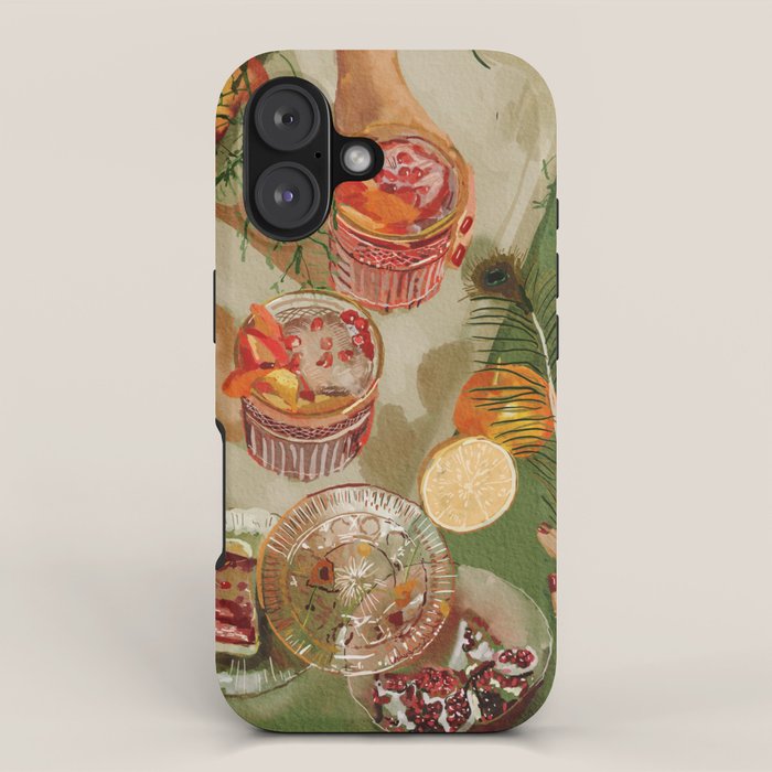 pomegranate phone case The magic of pomegranate cocktails iPhone Case – Society6
