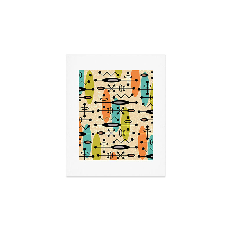 Retro 1950s Style Mid Century Modern Atomic Design 271 Googie
