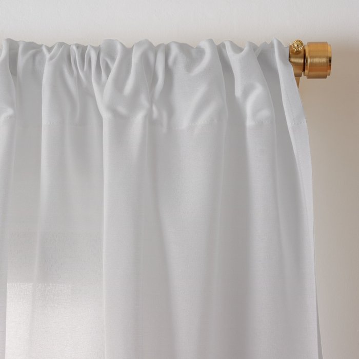 Dusty Rose Gradient Color Window Curtain