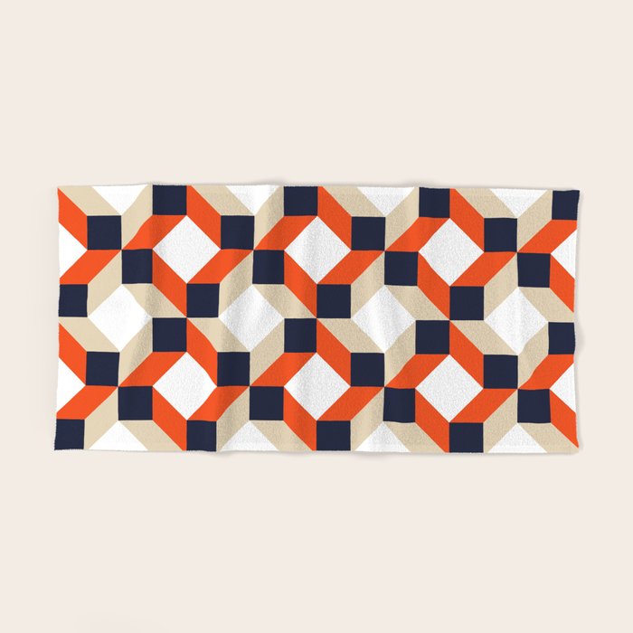 Geometric 02A Bath Towel