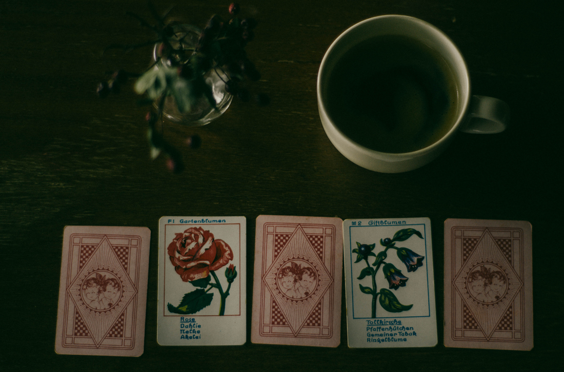 Illustrated tarot cards