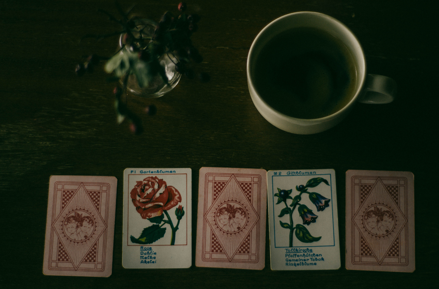 Illustrated tarot cards