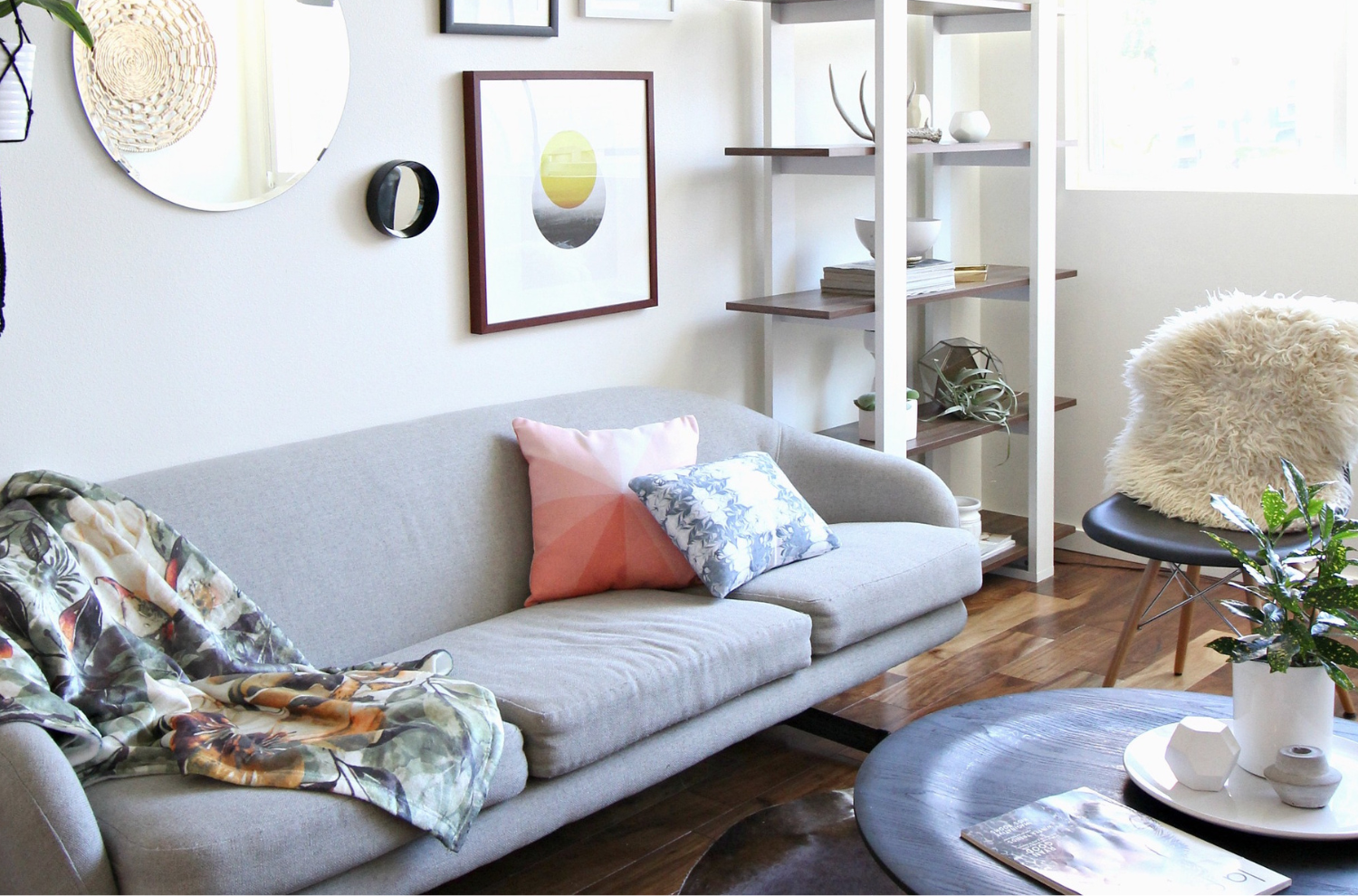A decorated small apartment