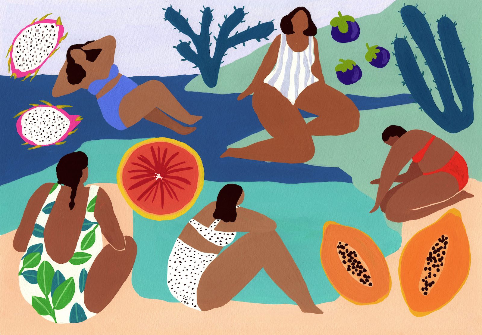 Helo Birdie's imaginative illustrations