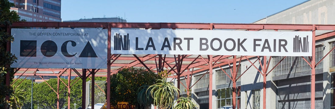 LA art book fair banner