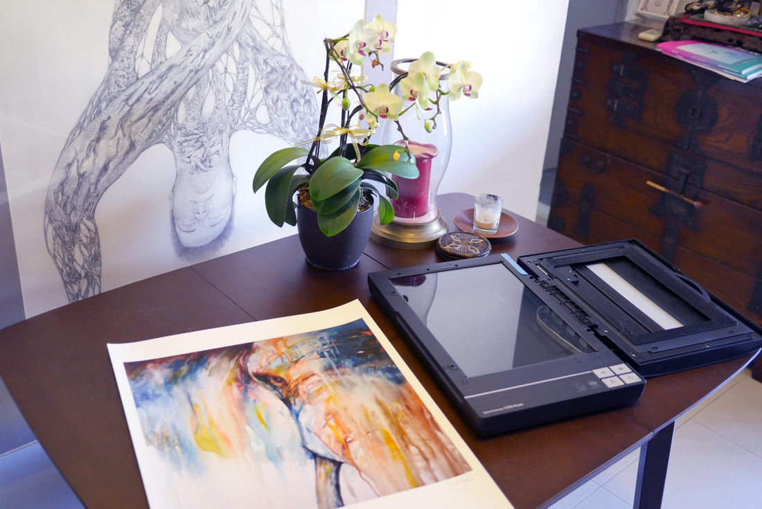 how to scan your artwork