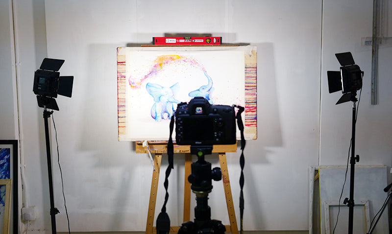 how to photograph your artwork