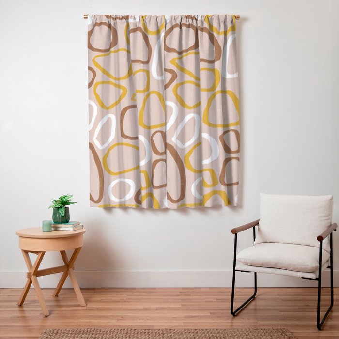 Abstract No.10 Window Curtain
