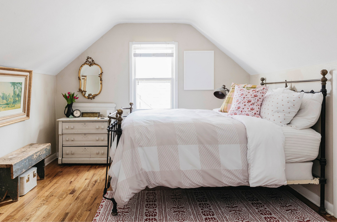 A decorated bedroom