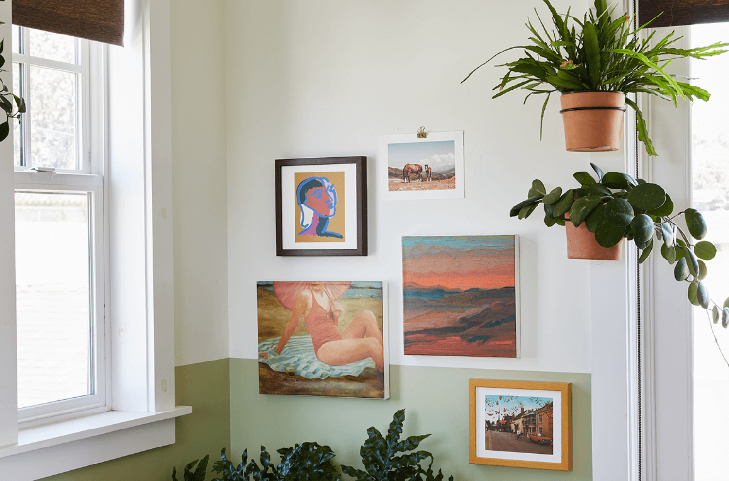 Colorful wall art