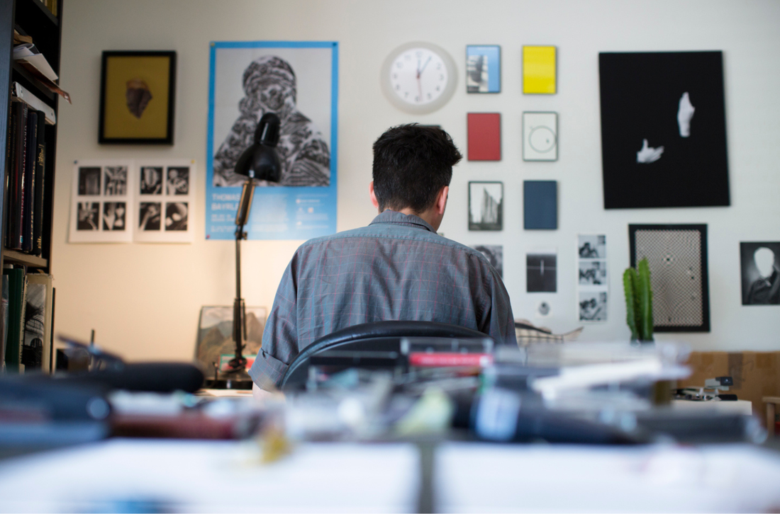 Richard Vergez's art studio