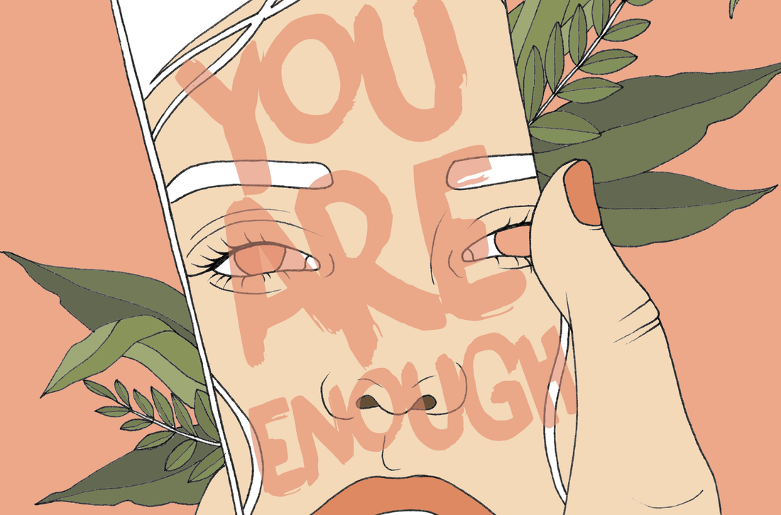 imposter syndrome-inspired art