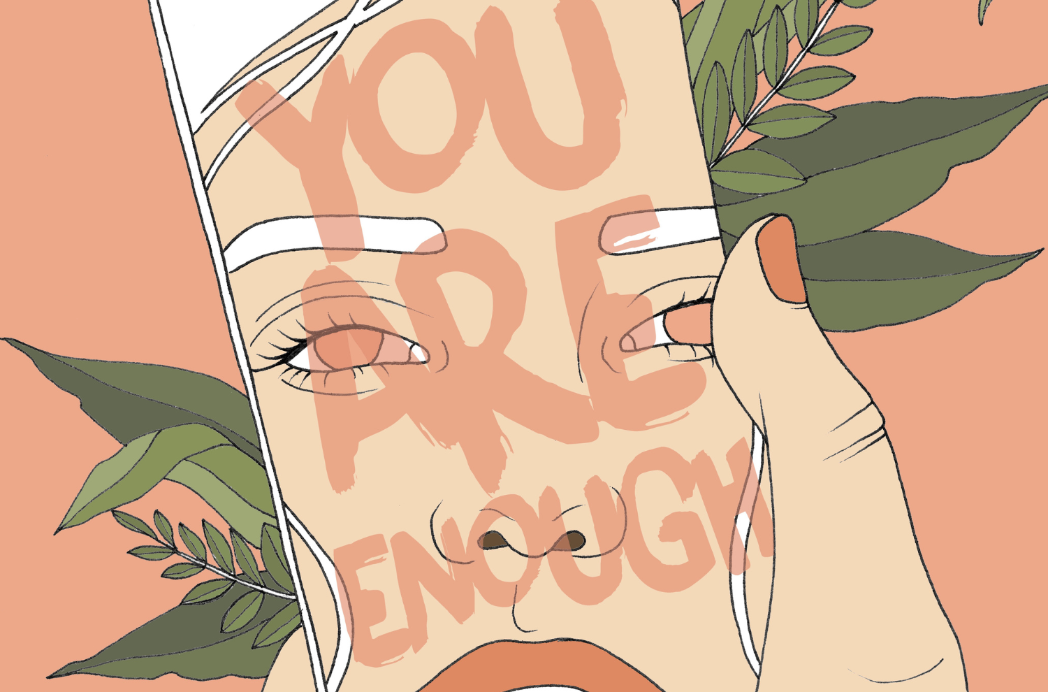 imposter syndrome-inspired art