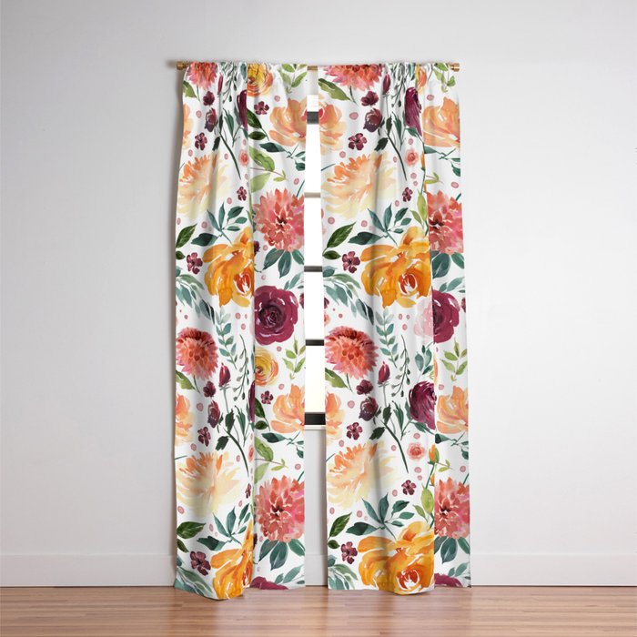 Floral Curtains