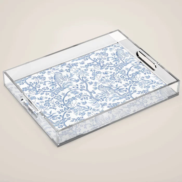 Toile Acrylic Trays