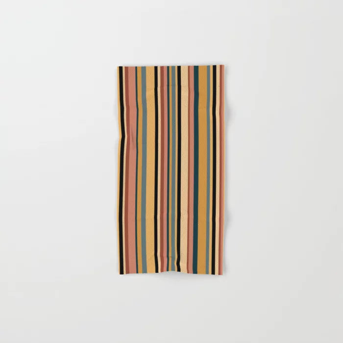 Striped Hand & Bath Towels