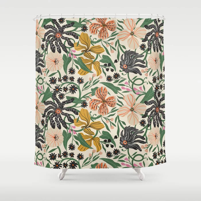Floral Shower Curtains