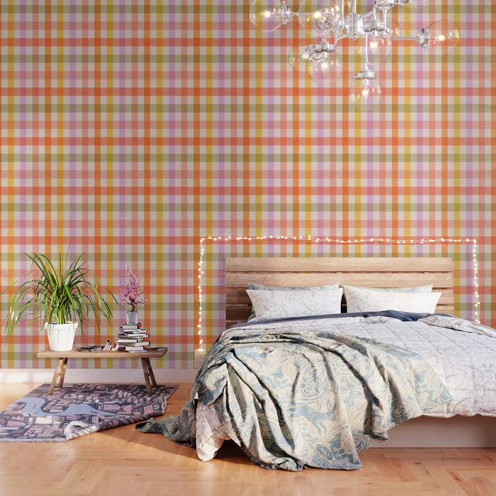 Gingham & Checks Wallpaper