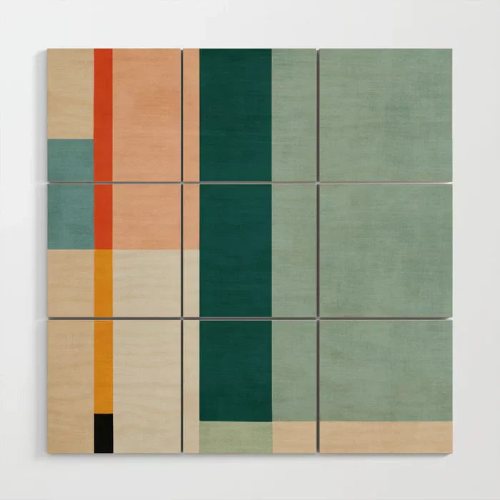 Abstract Wood Wall Art