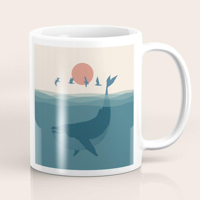 I'm like a bird - Whale Coffee Mug Gallery Image 1