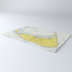 Vintage Map of Nantucket (1975) Rug Gallery Image 3