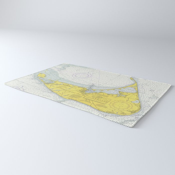 Vintage Map of Nantucket (1975) Rug Gallery Image 3