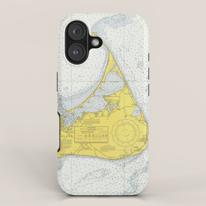 Vintage Map of Nantucket (1975) iPhone Case Gallery Image 1