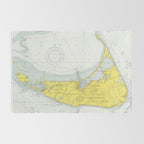 Vintage Map of Nantucket (1975) Rug Gallery Image 2