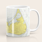Vintage Map of Nantucket (1975) Coffee Mug Gallery Image 1