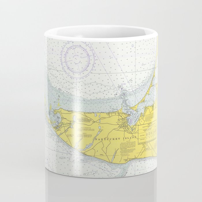 Vintage Map of Nantucket (1975) Coffee Mug Gallery Image 4