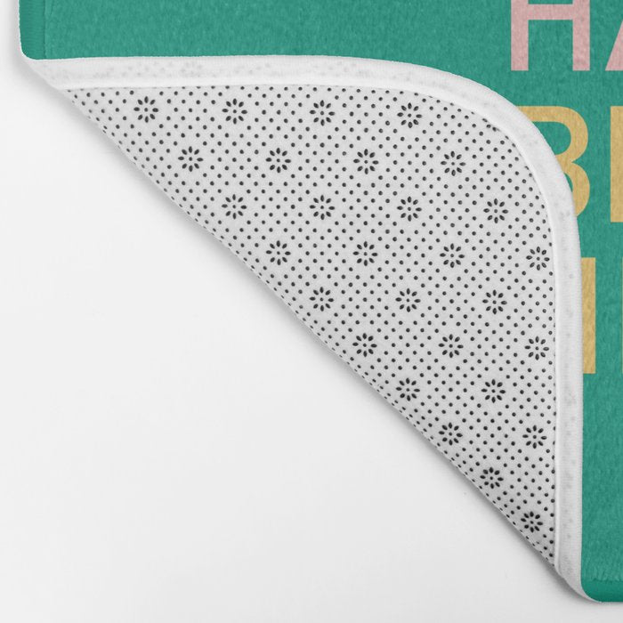 work hard be nice Bath Mat Gallery Image 2