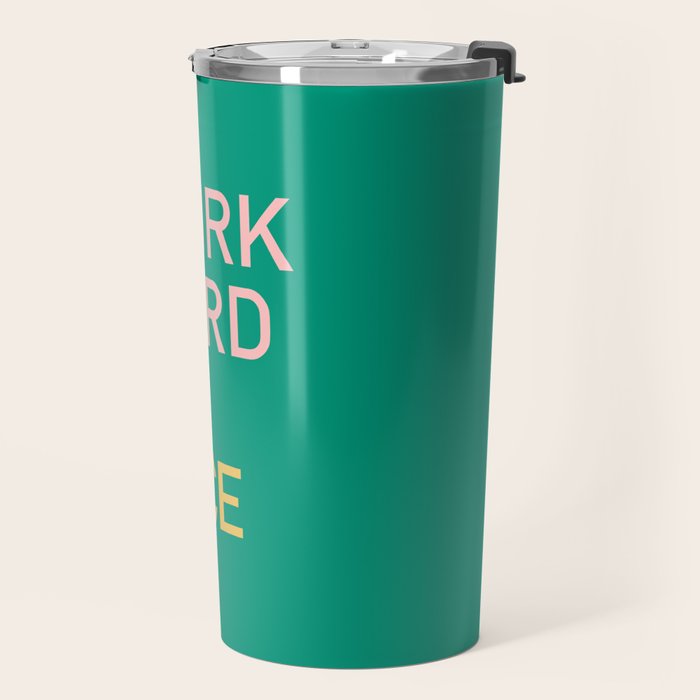work hard be nice Travel Mug Gallery Image 2