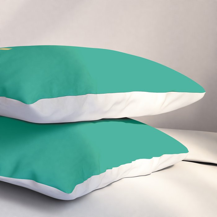 work hard be nice Pillow Sham Gallery Image 3