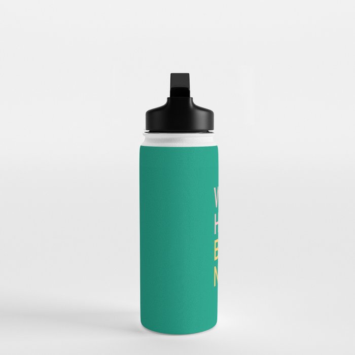 work hard be nice Water Bottle Gallery Image 3