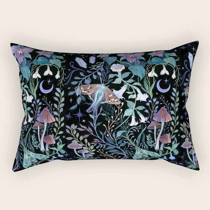 Night Garden Rectangular Pillow Gallery Image 1