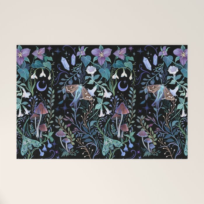 Night Garden Welcome Mat Gallery Image 1