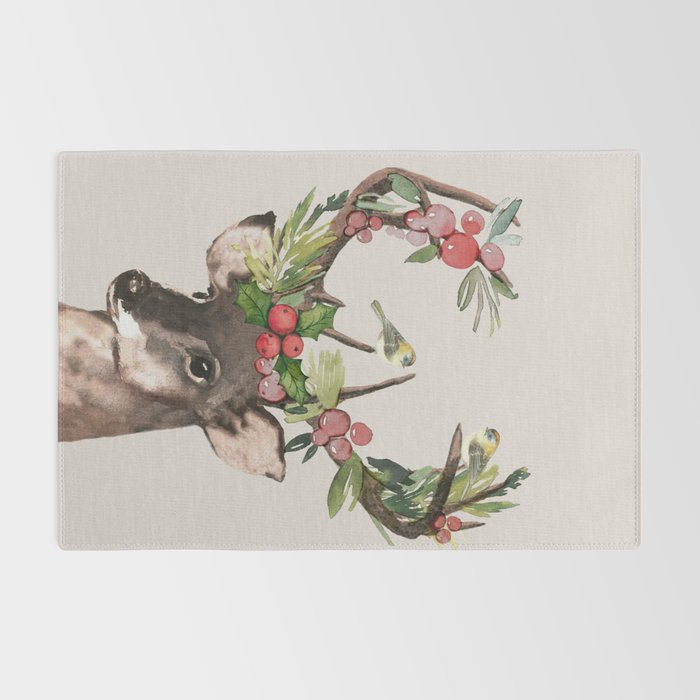 Christmas Deer Rug Gallery Image 2
