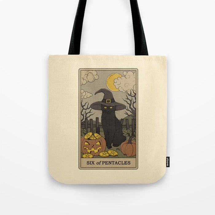 Six of Pentacles Tote Bag Gallery Image 1