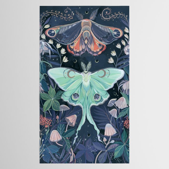 Luna Moth Tablecloth Gallery Image 2