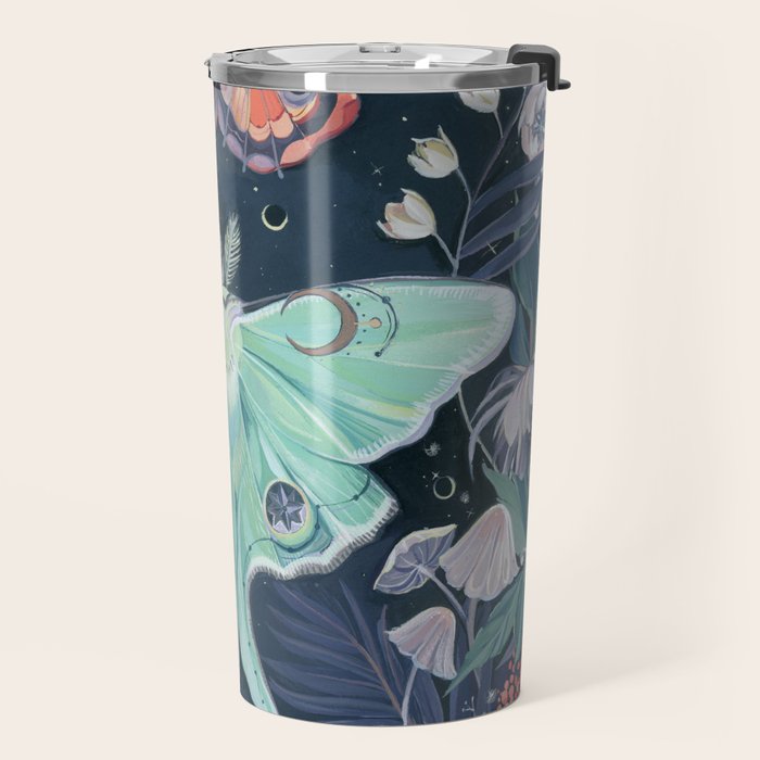 Luna Moth Travel Mug Gallery Image 2