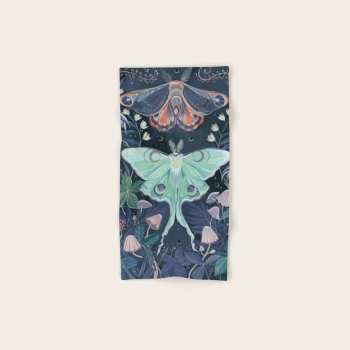 Luna Moth Hand & Bath Towel Gallery Image 1