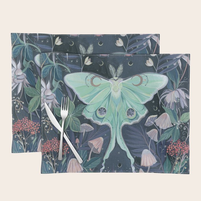 Luna Moth Placemat Gallery Image 1