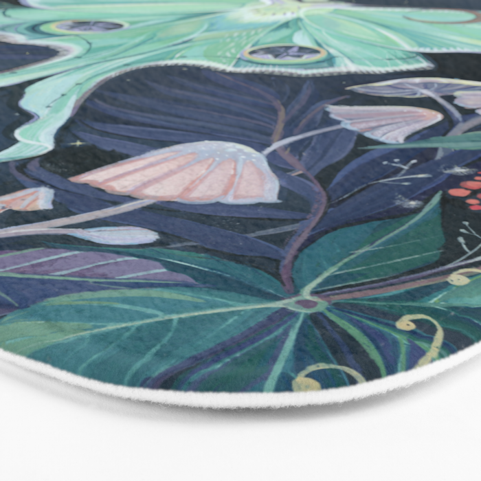 Luna Moth Bath Mat Gallery Image 3