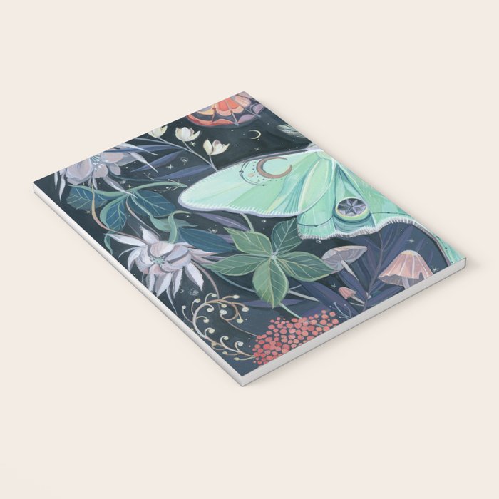 Luna Moth Notebook Gallery Image 3